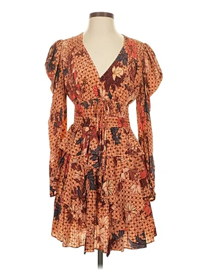 Pre-owned Ulla Johnson Casual Dress In Brown