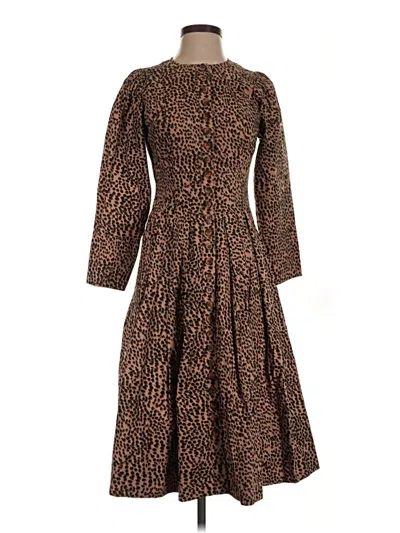 Pre-owned Ulla Johnson Casual Dress In Brown