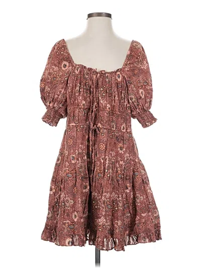 Pre-owned Ulla Johnson Casual Dress In Brown