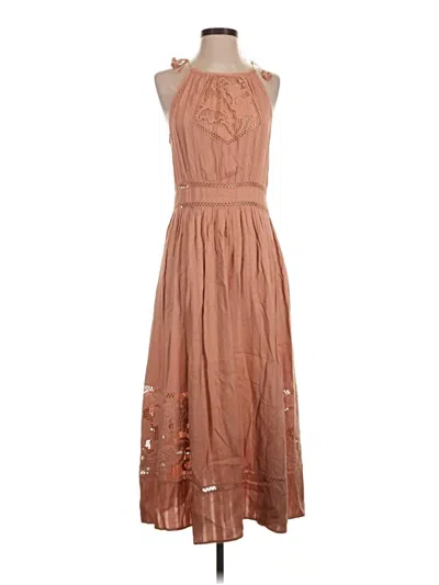 Pre-owned Ulla Johnson Casual Dress In Brown