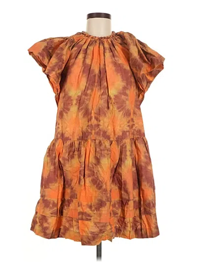 Pre-owned Ulla Johnson Casual Dress In Orange