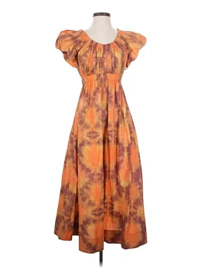 Pre-owned Ulla Johnson Casual Dress In Orange