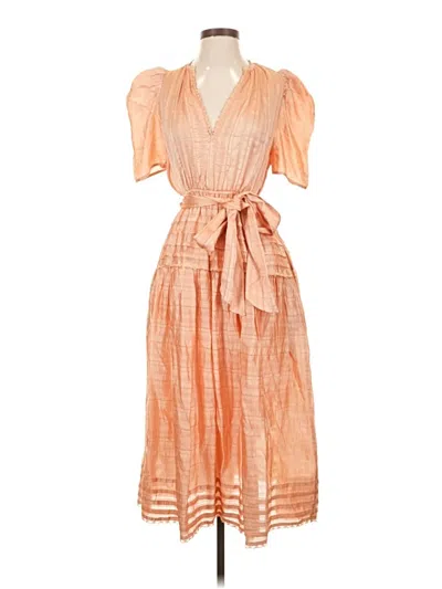 Pre-owned Ulla Johnson Casual Dress In Orange