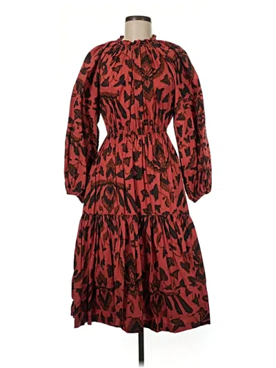 Pre-owned Ulla Johnson Casual Dress In Red