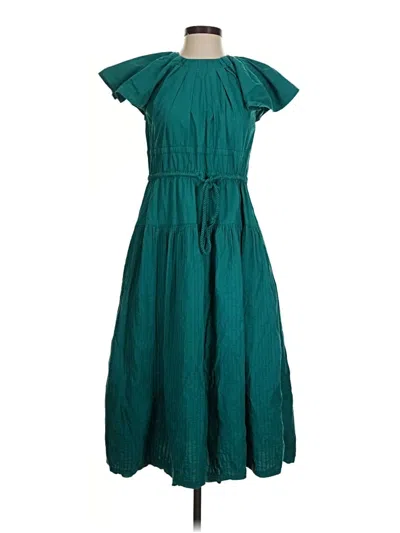 Pre-owned Ulla Johnson Casual Dress In Teal