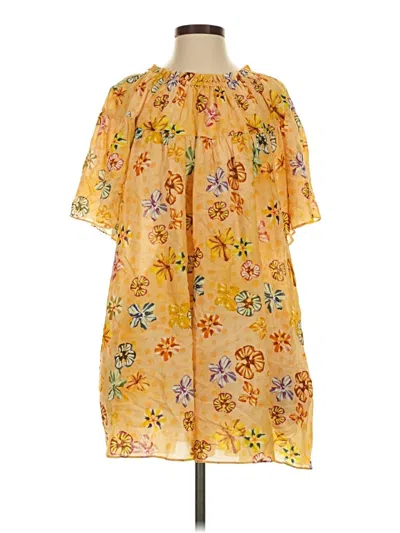 Pre-owned Ulla Johnson Casual Dress In Yellow