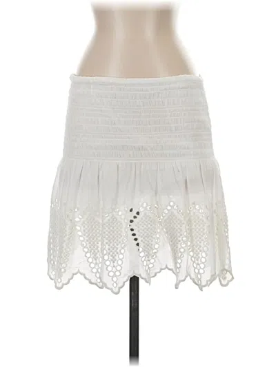 Pre-owned Ulla Johnson Casual Skirt In White