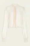 Ulla Johnson Cecile Blouse In Cowrie