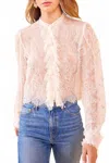 Ulla Johnson Cecile Blouse In Cowrie In White