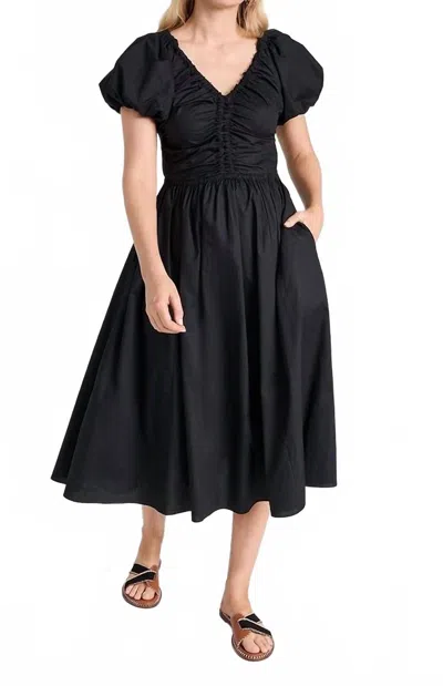 Ulla Johnson Cecile Dress In Noir In Black