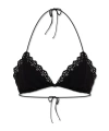 Ulla Johnson Cefalu Scalloped Bikini Top In Black