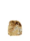 Ulla Johnson Celeste Sequined Drawstring Shoulder Bag In Gold