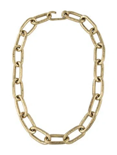 Pre-owned Ulla Johnson Chain Necklace, 20.5" In Multi