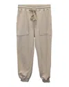 Ulla Johnson Charley Pants In Beige Cotton In Grey