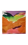 Ulla Johnson Chiara Printed Silk Scarf In Multi