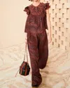 Ulla Johnson Citra Top In Agate In Blue
