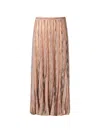 Ulla Johnson Clio Geometric-pattern Maxi Skirt In Brown