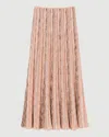 Ulla Johnson Clio Geometric-pattern Maxi Skirt In Brown