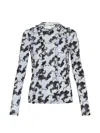 Ulla Johnson Clover Ruffled Long-sleeve Top In Multi