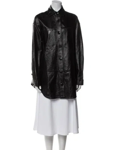 Pre-owned Ulla Johnson Coat In Black