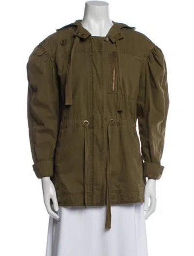 Pre-owned Ulla Johnson Coat In Green