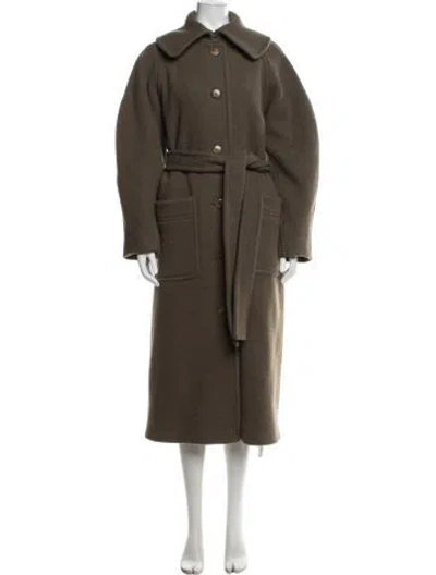 Pre-owned Ulla Johnson Coat In Green