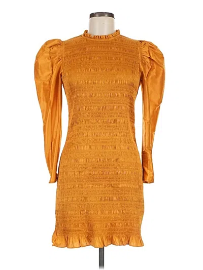 Pre-owned Ulla Johnson Cocktail Dress In Gold