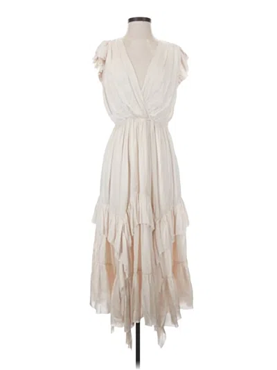 Pre-owned Ulla Johnson Cocktail Dress In Ivory