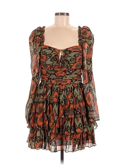 Pre-owned Ulla Johnson Cocktail Dress In Orange