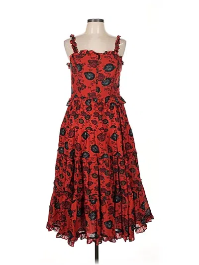 Pre-owned Ulla Johnson Cocktail Dress In Red