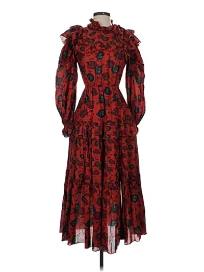 Pre-owned Ulla Johnson Cocktail Dress In Red