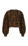Ulla Johnson Coletta Appliqued Jacket In Multi