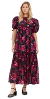Ulla Johnson Collage Dress Hibiscus In Hibiscus