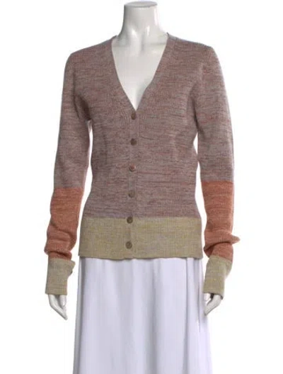 Pre-owned Ulla Johnson Colorblock Pattern Crew Neck Sweater W/ Tags In Multi