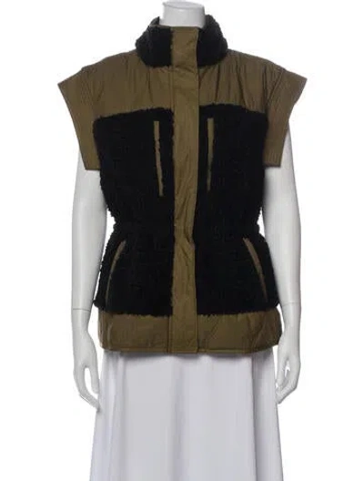 Pre-owned Ulla Johnson Colorblock Pattern Vest In Multi