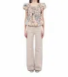 Ulla Johnson Cora Top In Ibis In Multi