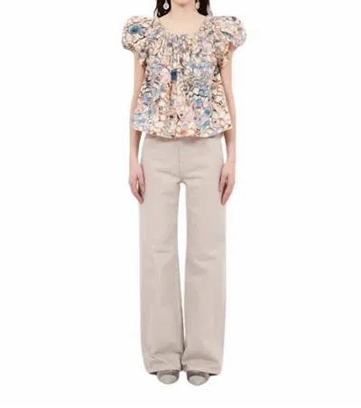 Ulla Johnson Cora Top In Ibis In Multi