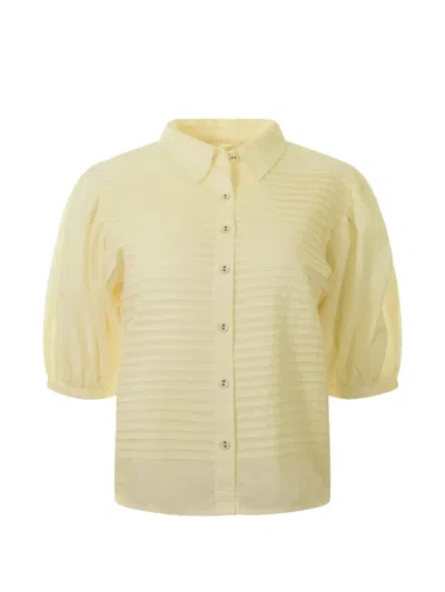 Ulla Johnson Cordelia Shirt In Yellow