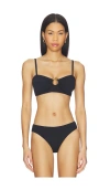 Ulla Johnson Corfu Bandeau Bikini Top In Multi