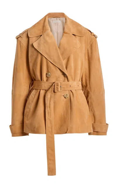 Ulla Johnson Corinne Belted Jacket In Brown