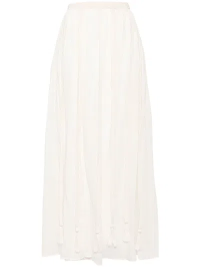 Ulla Johnson Corrine Midi Skirt In White