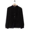 Ulla Johnson Cosima Long Sleeve Wool Tunic In Black