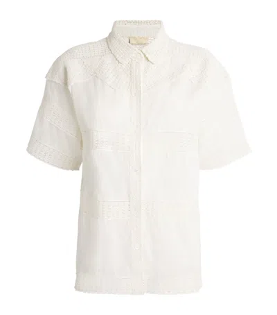 Ulla Johnson Cotton Amal Blouse In White