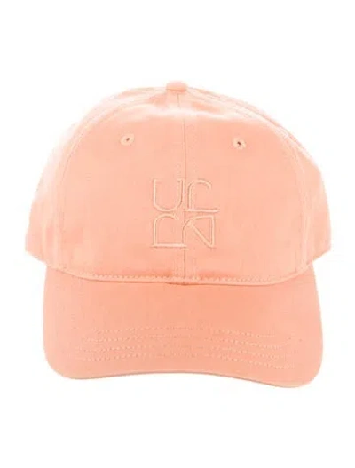 Pre-owned Ulla Johnson Cotton Baseball Cap In Orange
