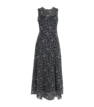 Ulla Johnson Cotton Kiana Midi Dress In Black