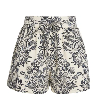 Ulla Johnson Cotton Rowan Shorts In Multi