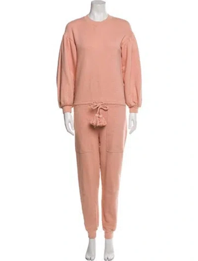 Pre-owned Ulla Johnson Crew Neck Jumpsuit In Pink