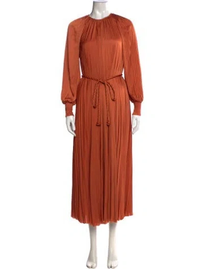 Pre-owned Ulla Johnson Crew Neck Long Dress