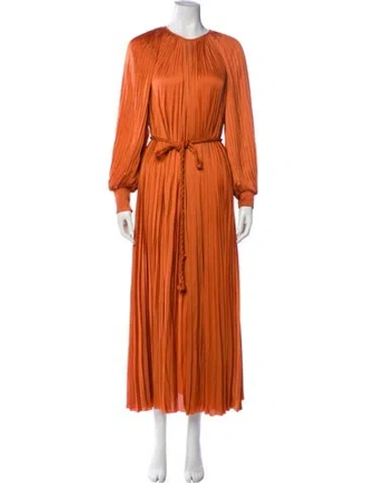 Pre-owned Ulla Johnson Crew Neck Long Dress W/ Tags In Neutral