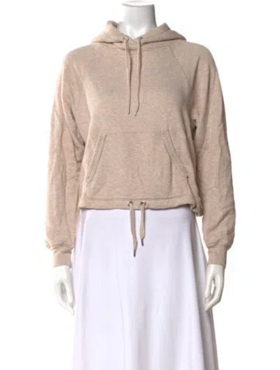 Pre-owned Ulla Johnson Crew Neck Long Sleeve Hoodie In Neutral